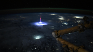 Astronaut Snaps Rare Red Sprite From Space, Boosting Atmospheric Phenomenon Research