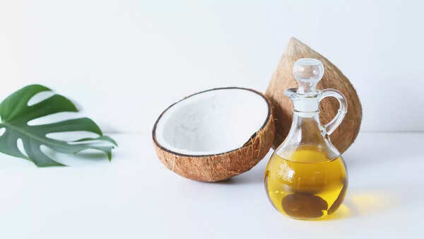 Bottle of hair oil