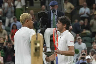 Fritz and Diallo at Wimbledon 2025