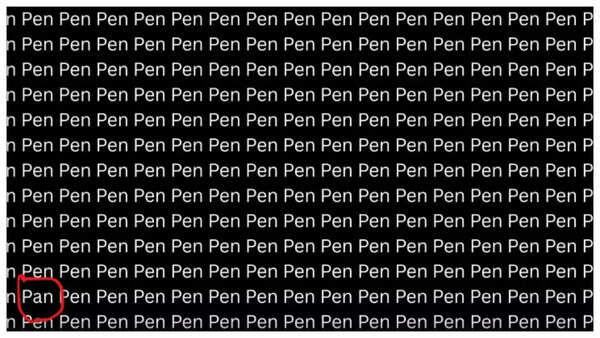 Brain Teaser: Can You Find the Hidden Word in This Optical Illusion in Under 10 Seconds?